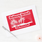 Sticker Rectangulaire Bethany Beach Delaware (Enveloppe)