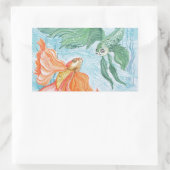 Sticker Rectangulaire Betta Dance (Sac)