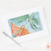 Sticker Rectangulaire Betta Dance (Enveloppe)