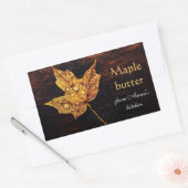 Sticker Rectangulaire beurre d'érable (Enveloppe)