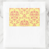 Sticker Rectangulaire Beurre et canneberge Damas (Sac)