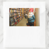Sticker Rectangulaire Bibliothèque Gnome I (Sac)