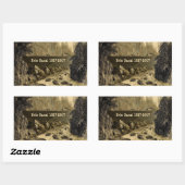 Sticker Rectangulaire Bicentenaire du canal Erie historique (Feuille)