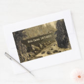 Sticker Rectangulaire Bicentenaire du canal Erie historique (Enveloppe)