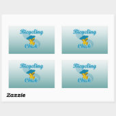 Sticker Rectangulaire Bicyclage Chick #3 (Feuille)