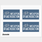 Sticker Rectangulaire Bicyclettes personnalisées (Feuille)