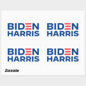 Sticker Rectangulaire Bidden/Harris 2020 (Feuille)