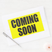 Sticker Rectangulaire Bientôt (Enveloppe)