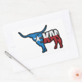 Sticker Rectangulaire Bienvenue au Texas (Enveloppe)