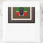 Sticker Rectangulaire Bienvenue sur Magical Kenya : Hakuna Matata (Sac)