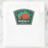 Sticker Rectangulaire Bienville National Forest Camping (Sac)