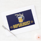 Sticker Rectangulaire Bière drôle (Enveloppe)