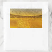 Sticker Rectangulaire Bière Galaxy une mousse céleste d'étanchement (Sac)