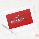 Sticker Rectangulaire Bièrre qui étanche la soif (Enveloppe)