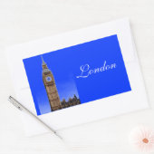 Sticker Rectangulaire Big Ben - Londres (Enveloppe)