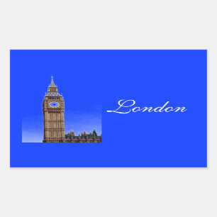 Sticker Rectangulaire Big Ben - Londres