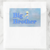 Sticker Rectangulaire Big Brother Surfer Boy (Sac)