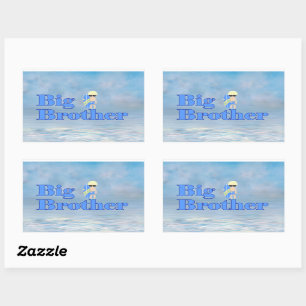 Sticker Rectangulaire Big Brother Surfer Boy