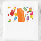 Sticker Rectangulaire Big Popsicle Chaos by Ana Lopez (Sac)