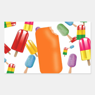 Sticker Rectangulaire Big Popsicle Chaos by Ana Lopez
