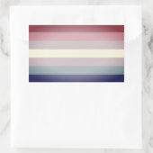 Sticker Rectangulaire Bigender Pride (Sac)