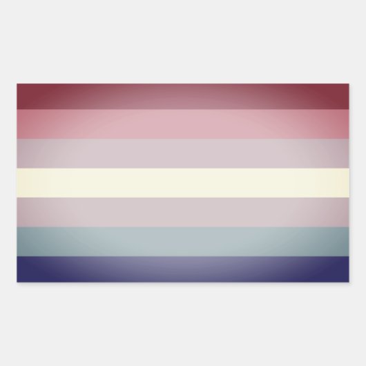 Sticker Rectangulaire Bigender Pride (Devant)