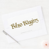 Sticker Rectangulaire BILBO BAGGINS™ Solide (Enveloppe)
