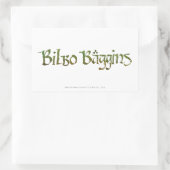 Sticker Rectangulaire BILBO BAGGINS™ Textured (Sac)
