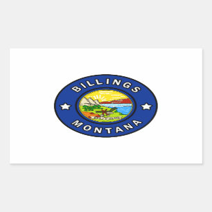 Sticker Rectangulaire Billings Montana