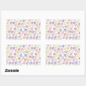 Sticker Rectangulaire Bingo Balls (Feuille)