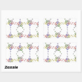 Sticker Rectangulaire Bingo Balls (Feuille)