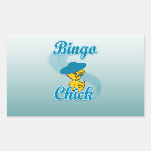 Sticker Rectangulaire Bingo Chick #3