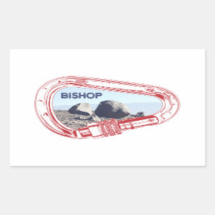 Sticker Rectangulaire Bishop Escalade Carabiner