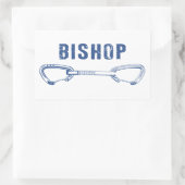 Sticker Rectangulaire Bishop Rock Escalade (Sac)