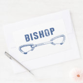 Sticker Rectangulaire Bishop Rock Escalade (Enveloppe)