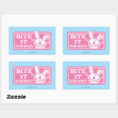 Sticker Rectangulaire Bite it Sideways (Feuille)