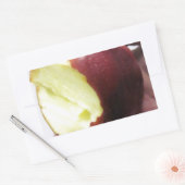 Sticker Rectangulaire Bitten Red Apple (Enveloppe)