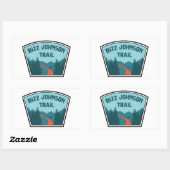 Sticker Rectangulaire Bizz Johnson Trail (Feuille)