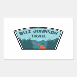 Sticker Rectangulaire Bizz Johnson Trail