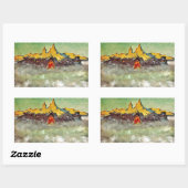 Sticker Rectangulaire Bjerg - Troll Mountain (Feuille)