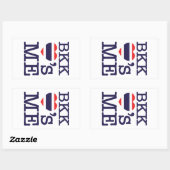 STICKER RECTANGULAIRE BKK LOVE'S ME (Feuille)