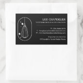 Sticker Rectangulaire Black Modern Furniture Light Chandelier Lamp (Sac)