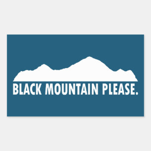 Sticker Rectangulaire Black Mountain New Hampshire S'il vous plaît