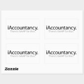 Sticker Rectangulaire Blague de saison fiscale pour comptable sarcastiqu (Feuille)