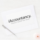 Sticker Rectangulaire Blague de saison fiscale pour comptable sarcastiqu (Enveloppe)