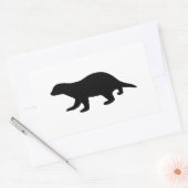 Sticker Rectangulaire Blaireau (Enveloppe)