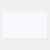 Sticker Rectangulaire Blanc fantôme (Devant)