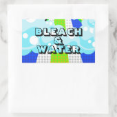 STICKER RECTANGULAIRE BLEACH & EAU (Sac)