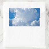 Sticker Rectangulaire bleu ciel art vo1 (Sac)