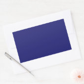 Sticker Rectangulaire Bleu de minuit (Enveloppe)